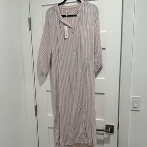 Striped Long Sleeve Maxi Dress